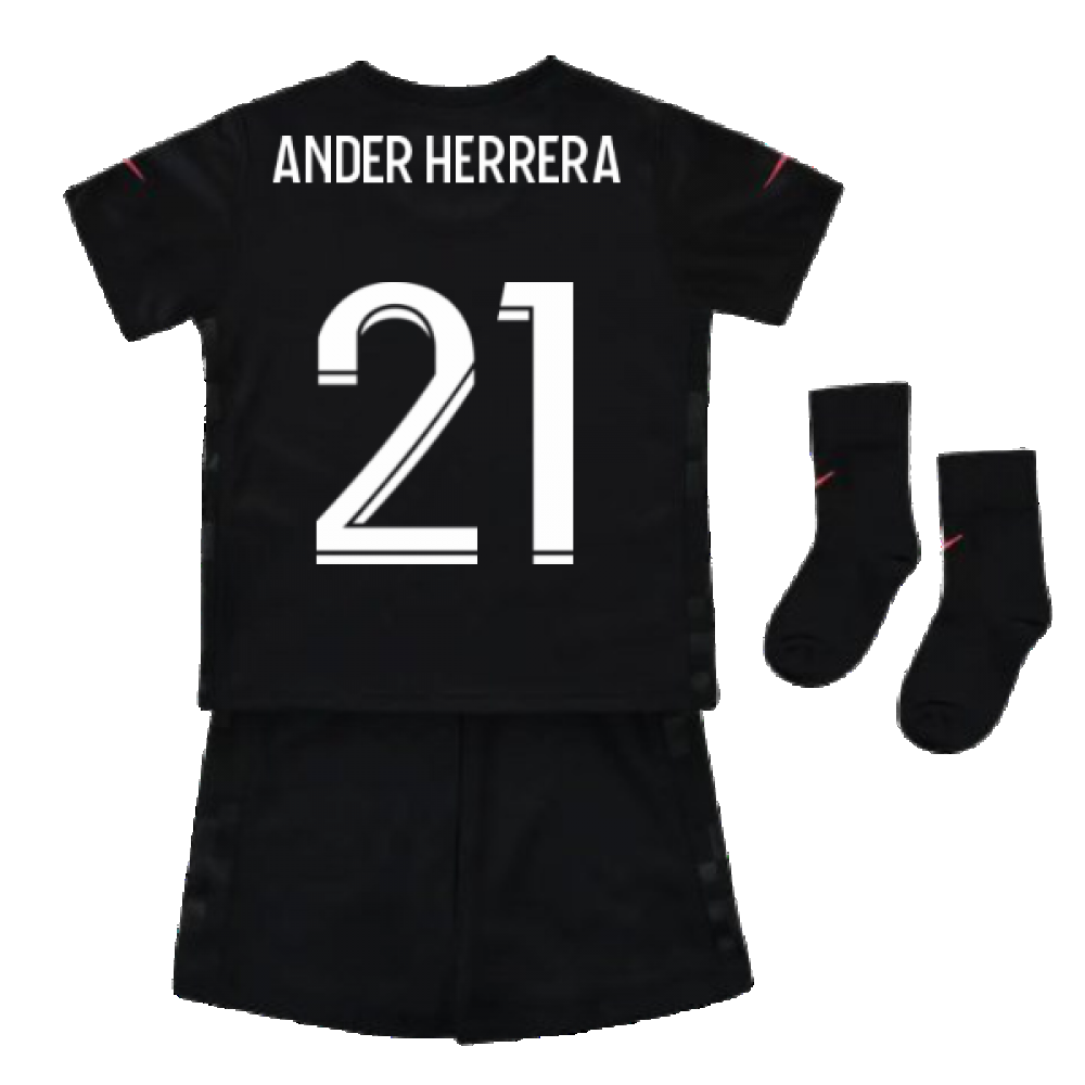 PSG 2021-2022 Infants 3rd Kit (ANDER HERRERA 21)