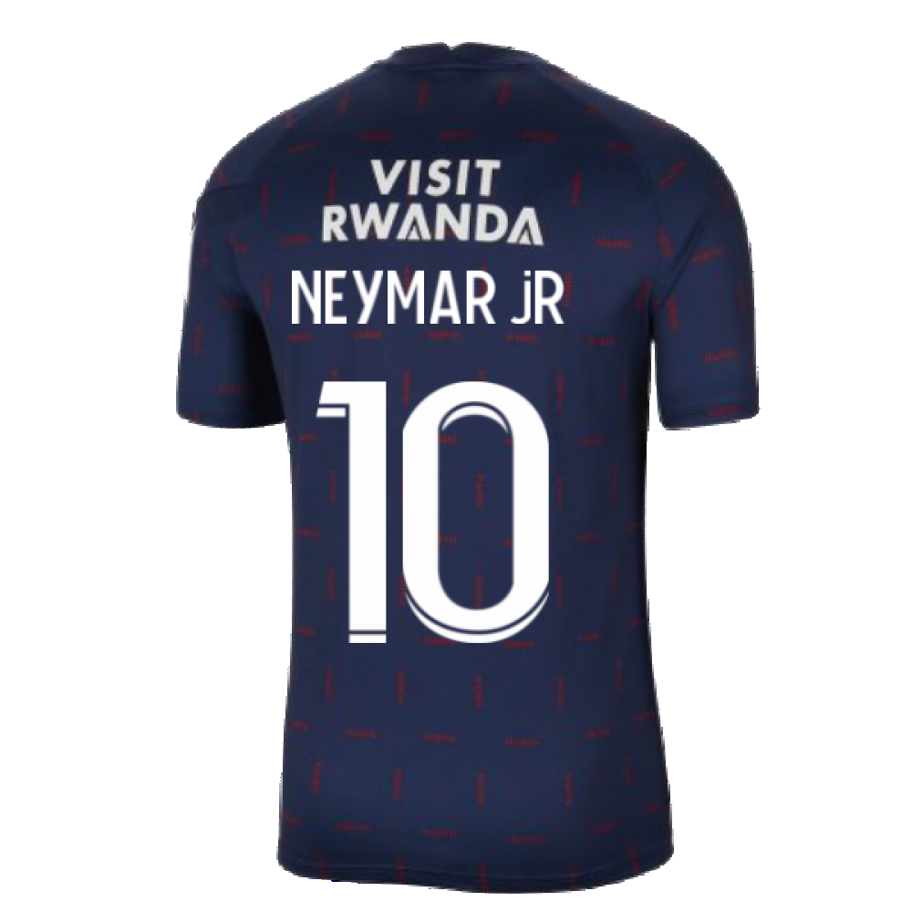 PSG 2021-2022 Pre-Match Training Shirt (Navy) (NEYMAR JR 10)