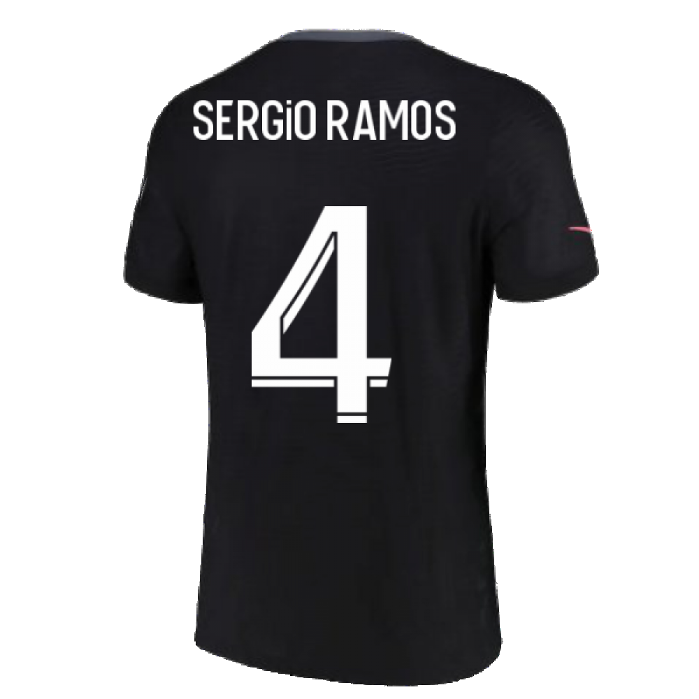 PSG 2021-2022 Vapor 3rd Shirt (SERGIO RAMOS 4)