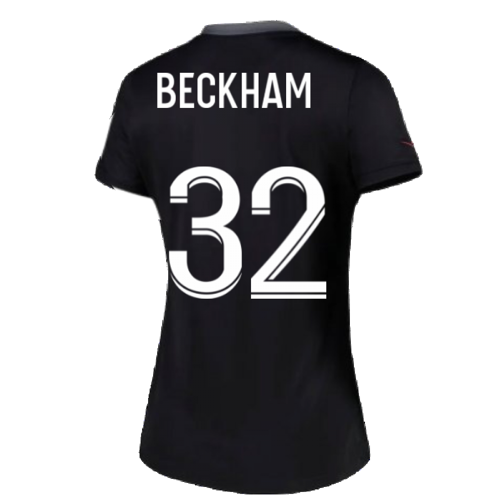 PSG 2021-2022 Womens 3rd Shirt (BECKHAM 32)