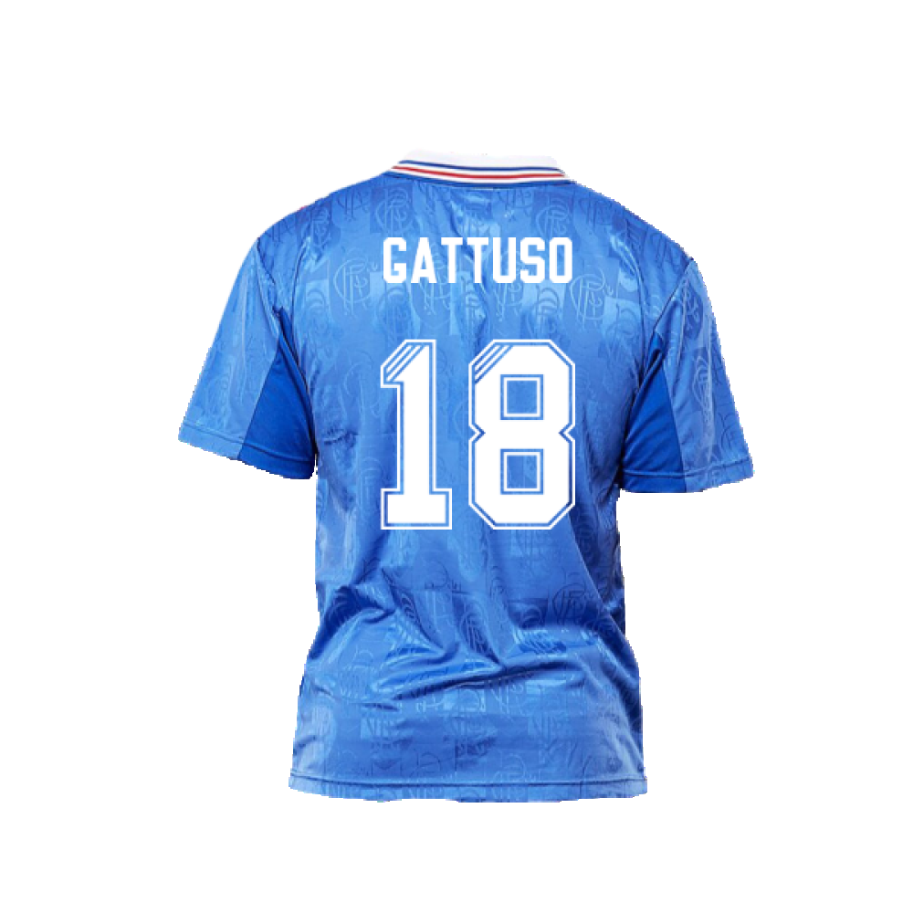 Rangers 1996 Home Retro Shirt (GATTUSO 18)