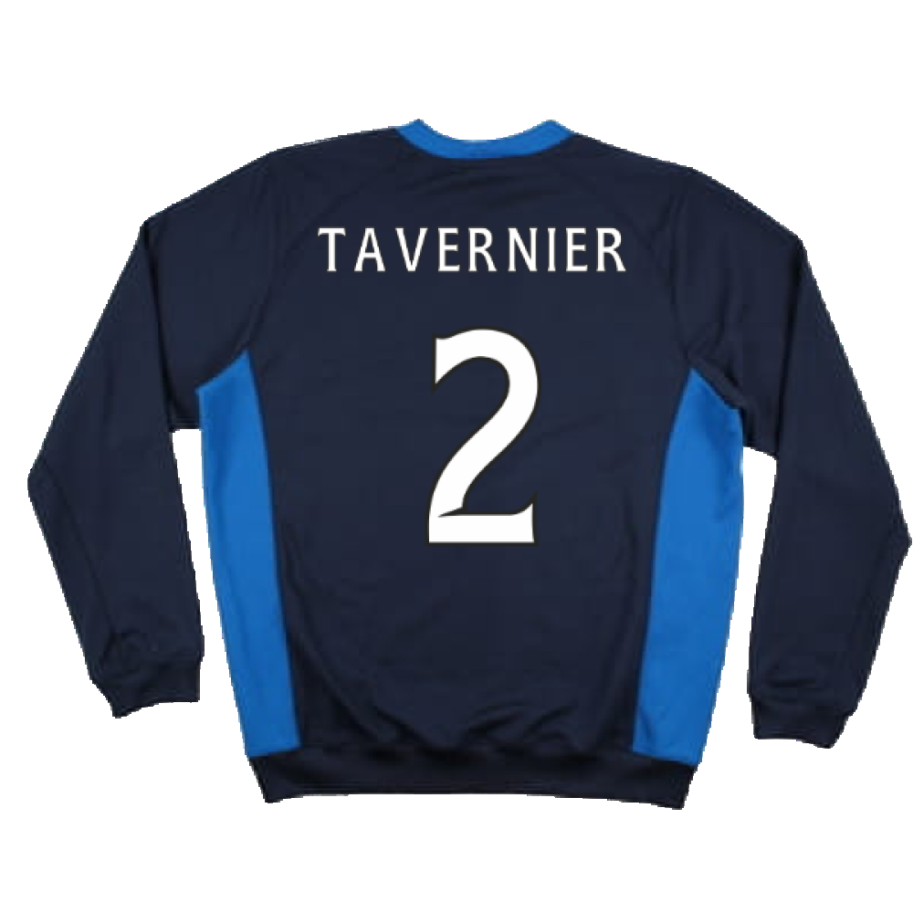 Rangers 2010-12 Long Sleeve Umbro Training Shirt (XL) (TAVERNIER 2) (Excellent)