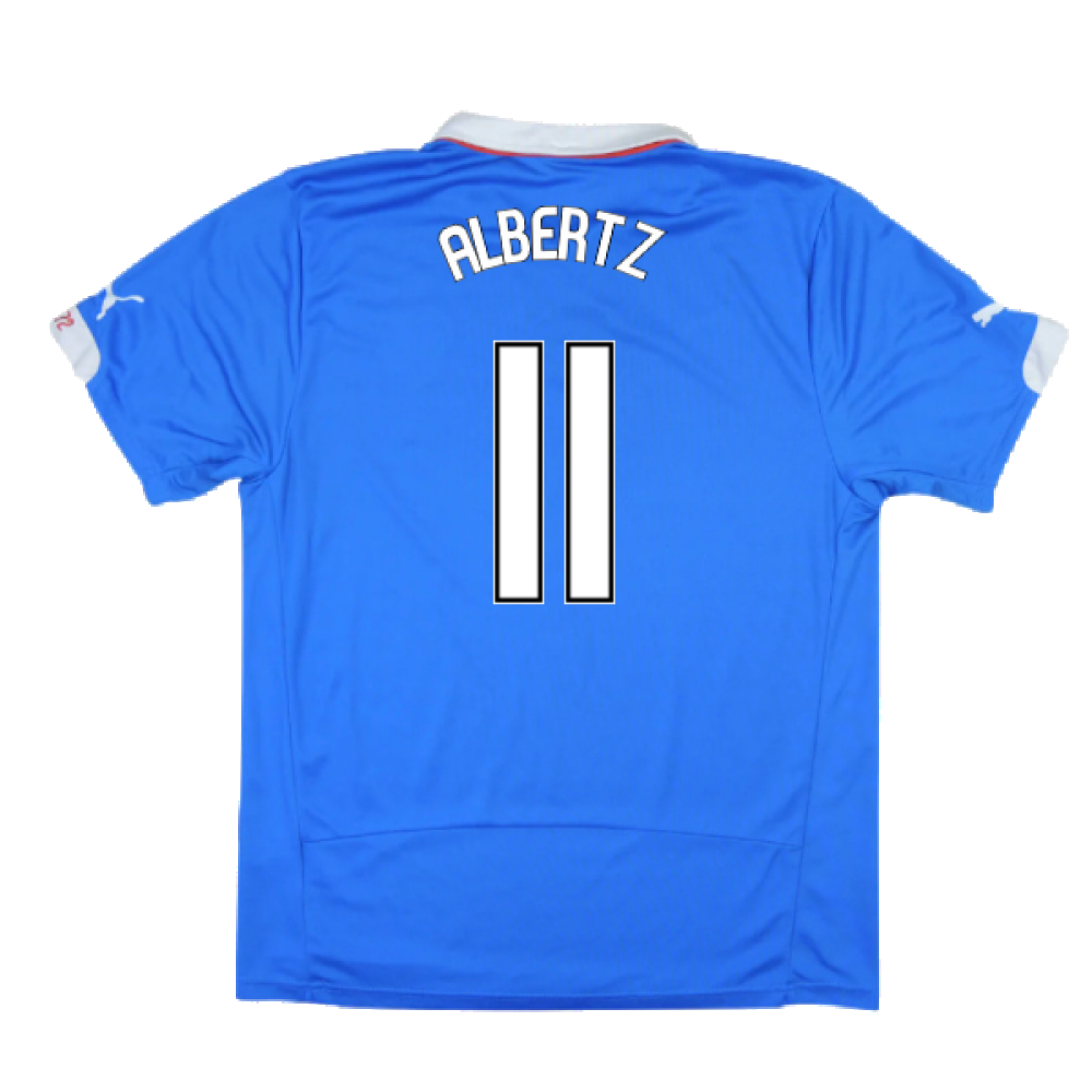 Rangers 2014-15 Home Shirt ((Excellent) L) (ALBERTZ 11)