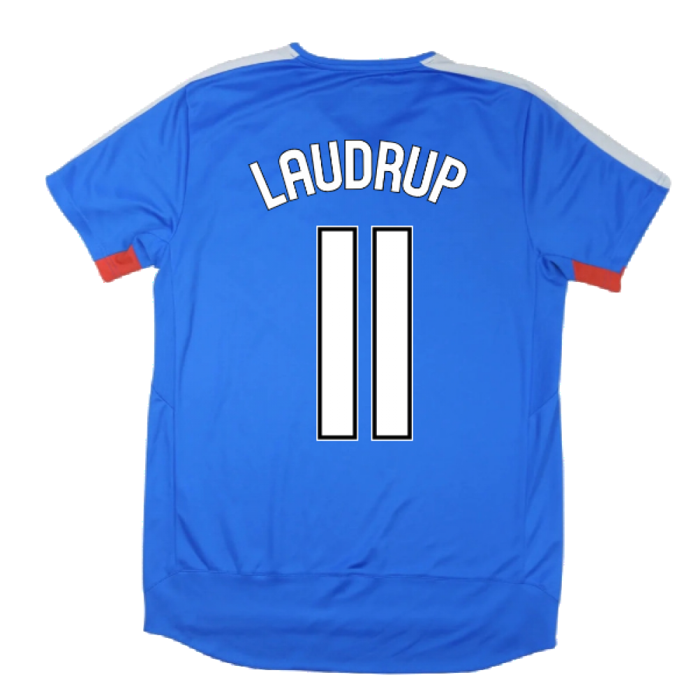 Rangers 2015-16 Home Shirt ((Excellent) S) (LAUDRUP 11)