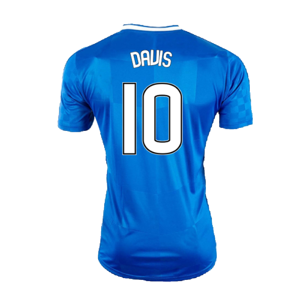 Rangers 2016-17 Home Shirt (S) (Excellent) (Davis 10)