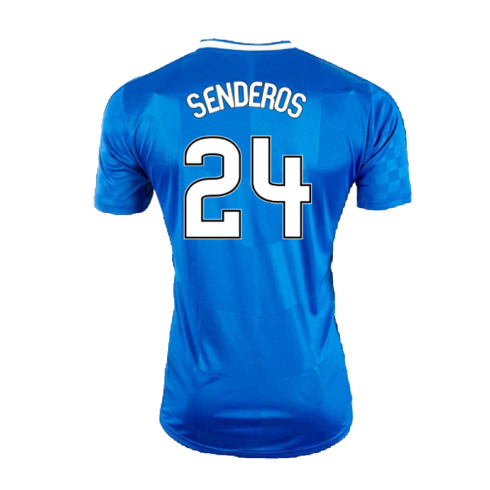 Rangers 2016-18 Home Shirt (M) (Very Good) (Senderos 24)