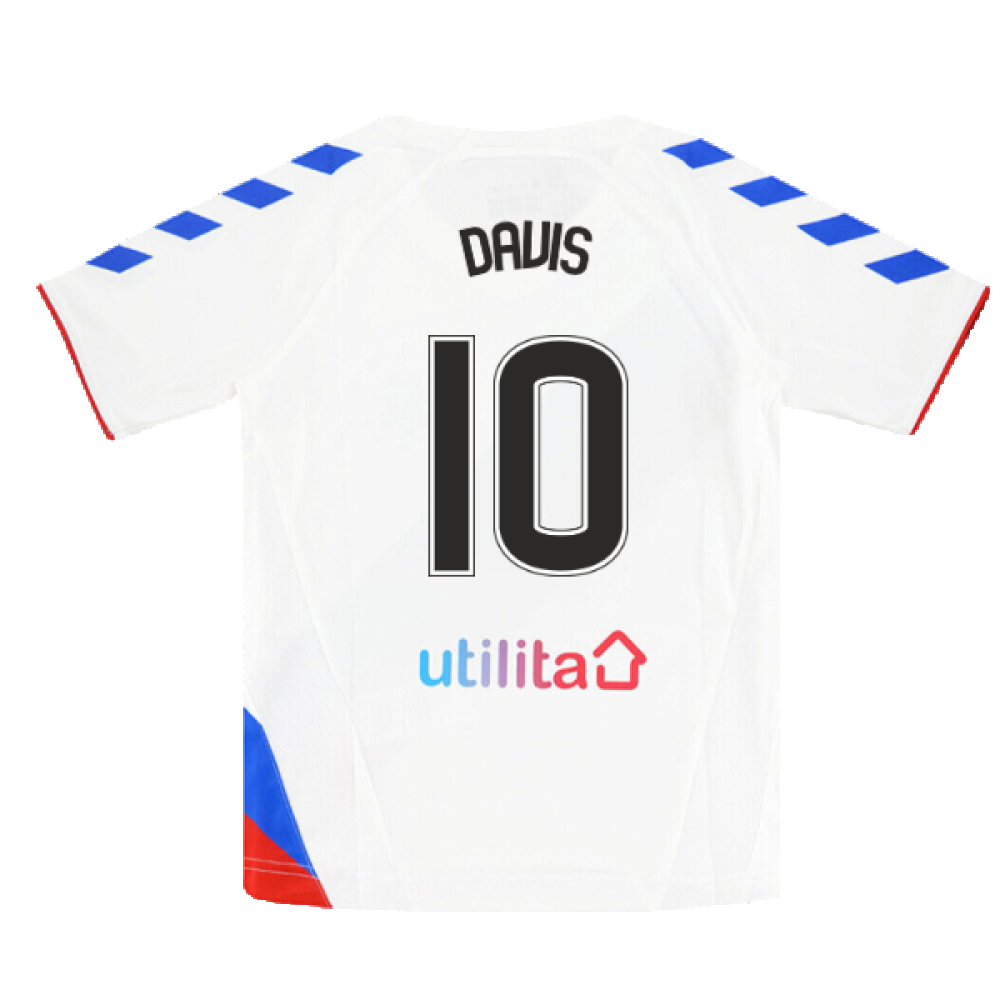 Rangers 2018-19 Away Shirt (Sponsorless) (MB) (BNWT) (Davis 10)