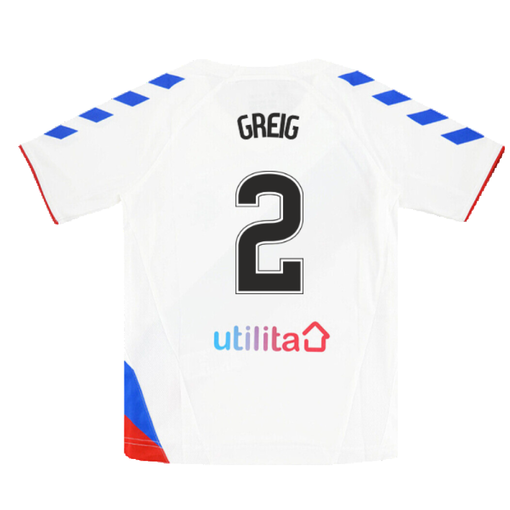 Rangers 2018-19 Away Shirt (Sponsorless) (SB) (BNWT) (GREIG 2)