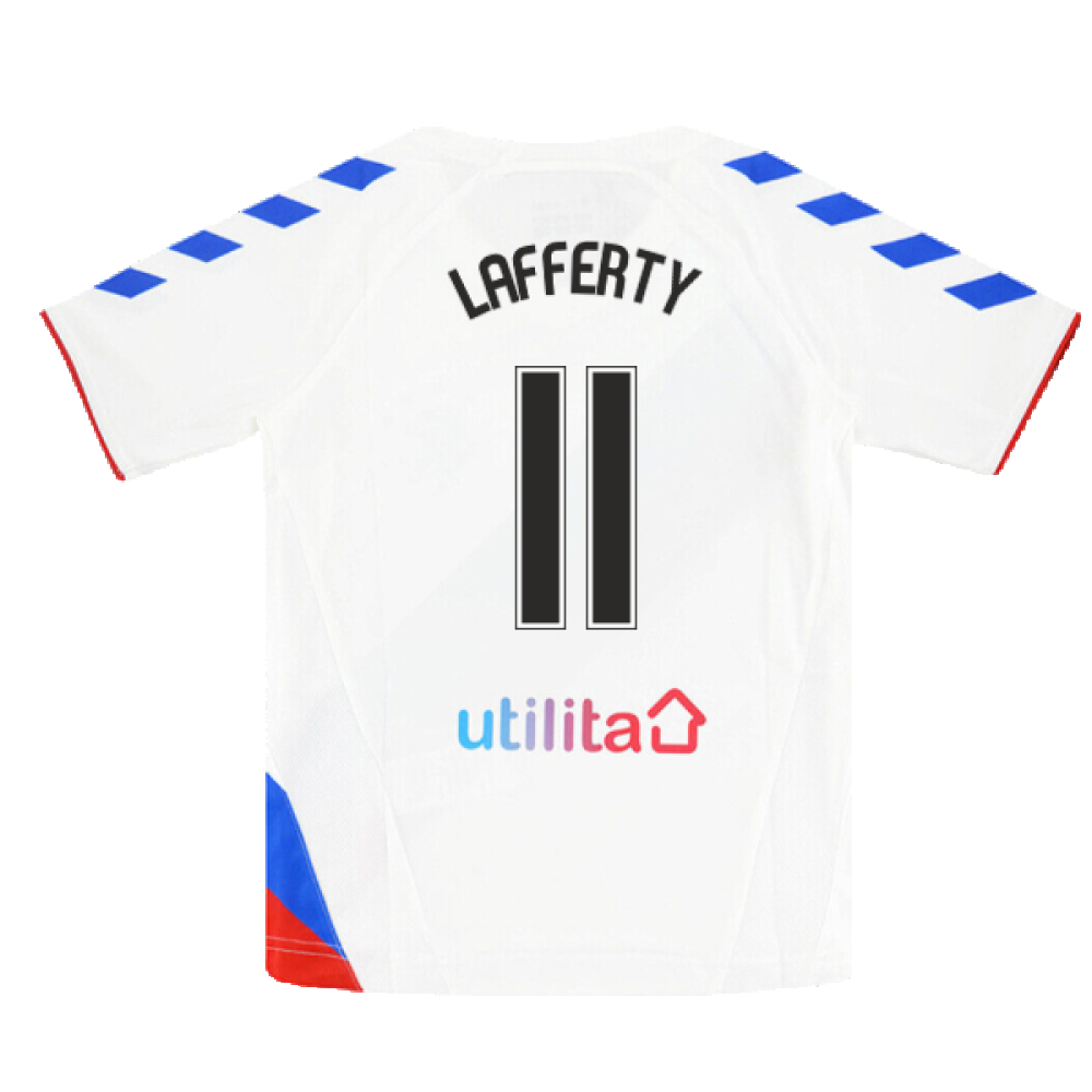 Rangers 2018-19 Away Shirt (Sponsorless) (SB) (BNWT) (Lafferty 11)