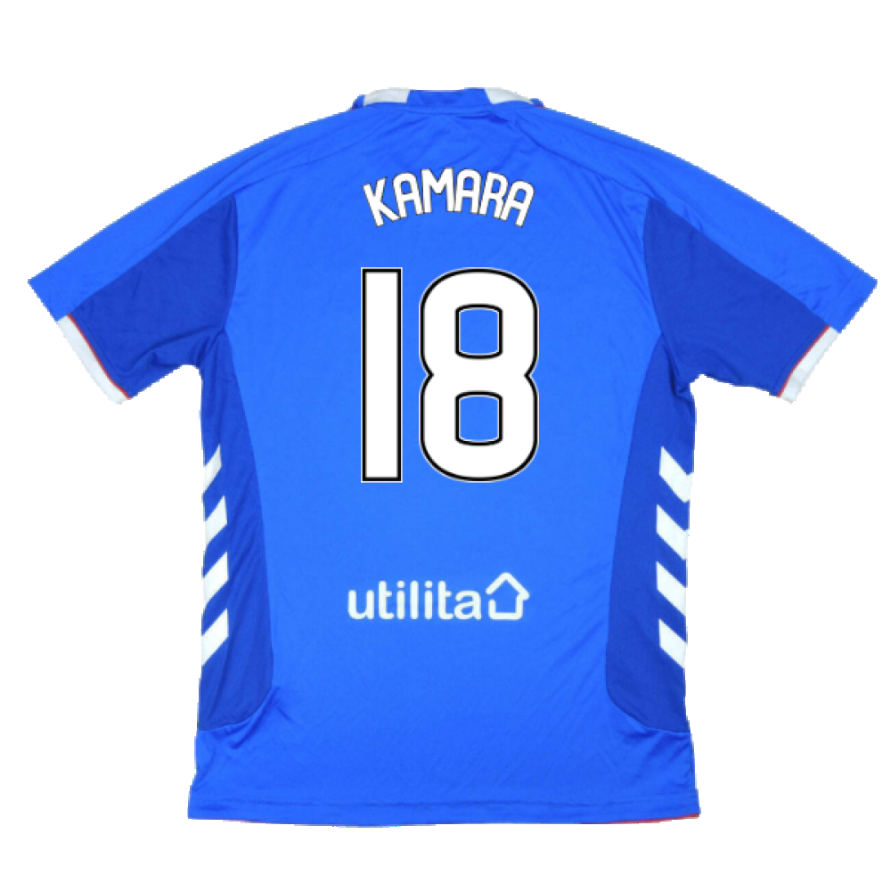 Rangers 2018-19 Home Shirt (3XL) (Good) (Kamara 18)