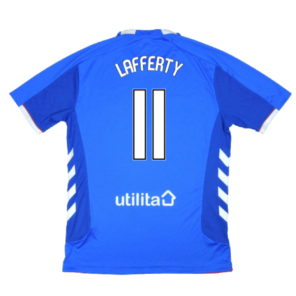 Rangers 2018-19 Home Shirt (3XL) (Good) (Lafferty 11)