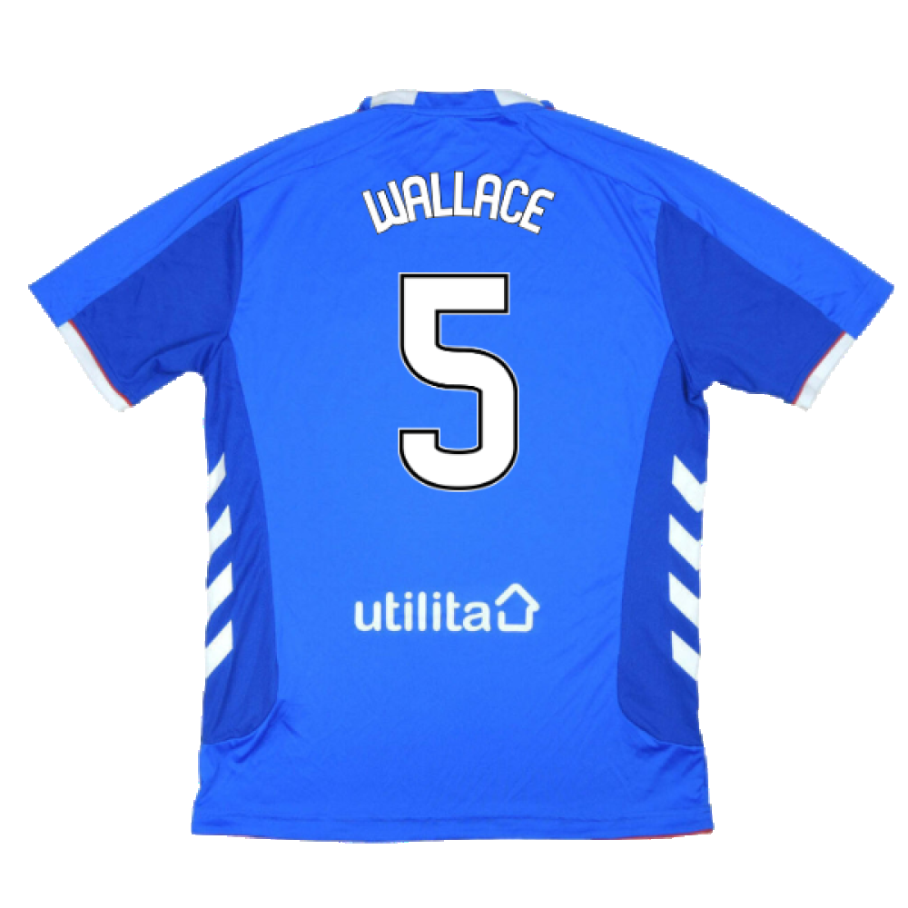 Rangers 2018-19 Home Shirt (3XL) (Good) (WALLACE 5)