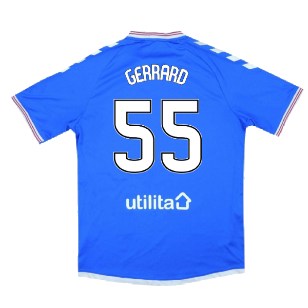 Rangers 2019-20 Home Shirt (Very Good) (Gerrard 55)