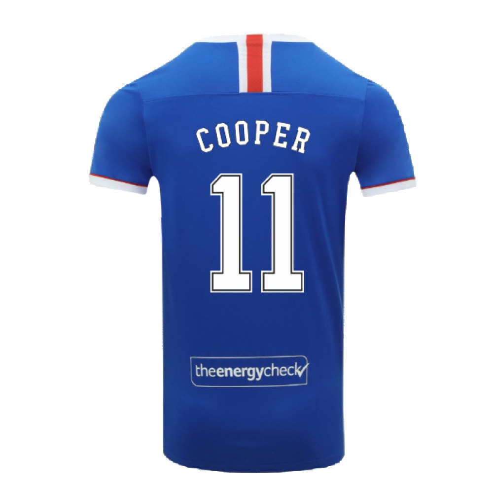 Rangers 2020-21 Home Shirt (S) (Mint) (COOPER 11)