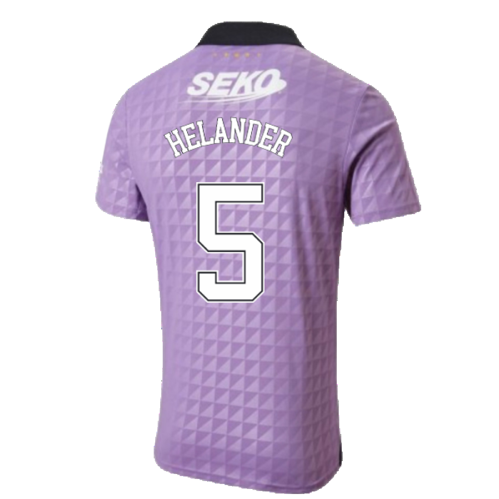 Rangers 2021-22 Third Shirt (4XL) (Mint) (HELANDER 5)