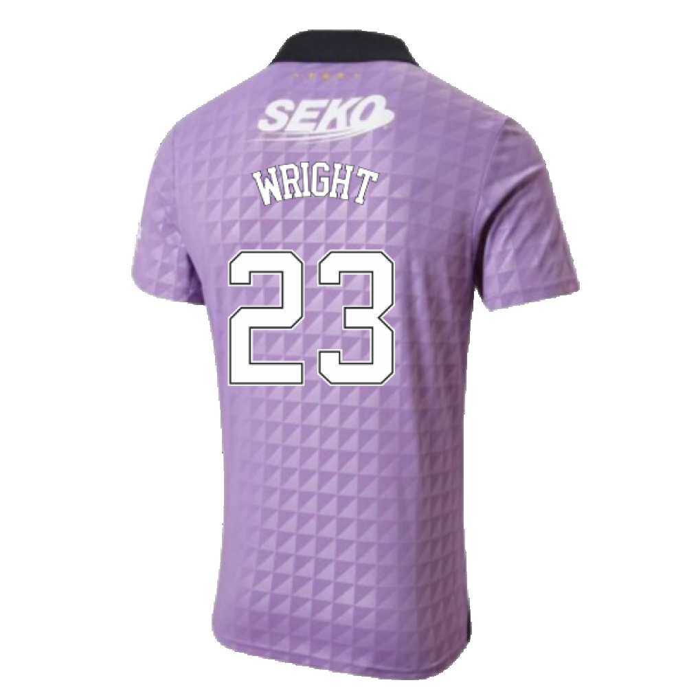 Rangers 2021-22 Third Shirt (4XL) (Mint) (WRIGHT 23)