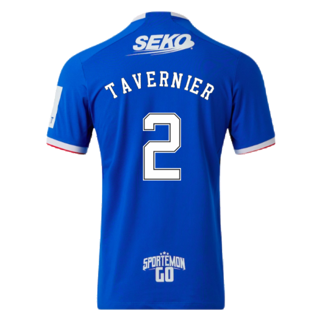 Rangers 2022-23 Home Shirt (XL) (Mint) (TAVERNIER 2)