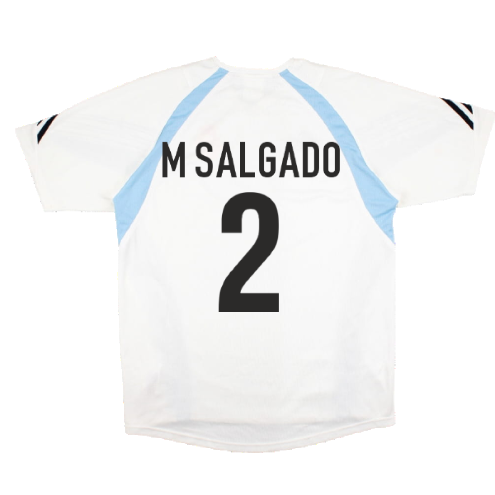 Real Madrid 2003-04 Adidas Training Shirt (L) (M Salgado 2) (Excellent)