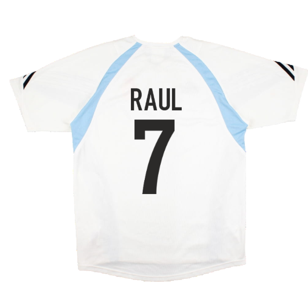 Real Madrid 2003-04 Adidas Training Shirt (L) (RAUL 7) (Excellent)