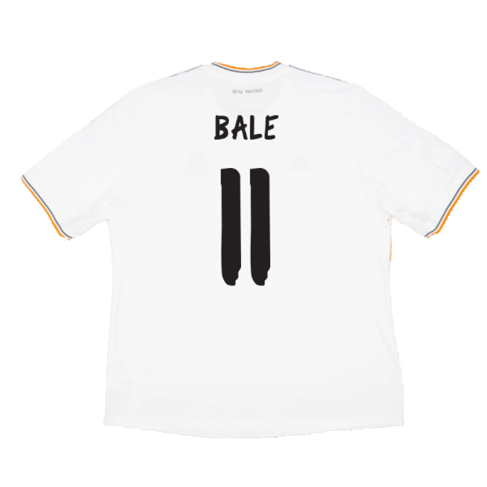 Real Madrid 2013-14 Home (M) (Very Good) (Bale 11)