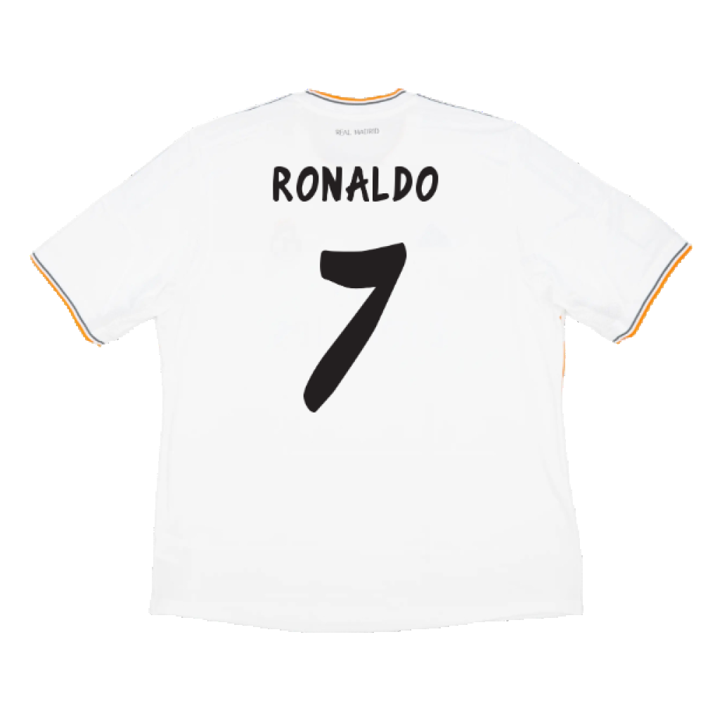 Real Madrid 2013-14 Home (M) (Very Good) (RONALDO 7)