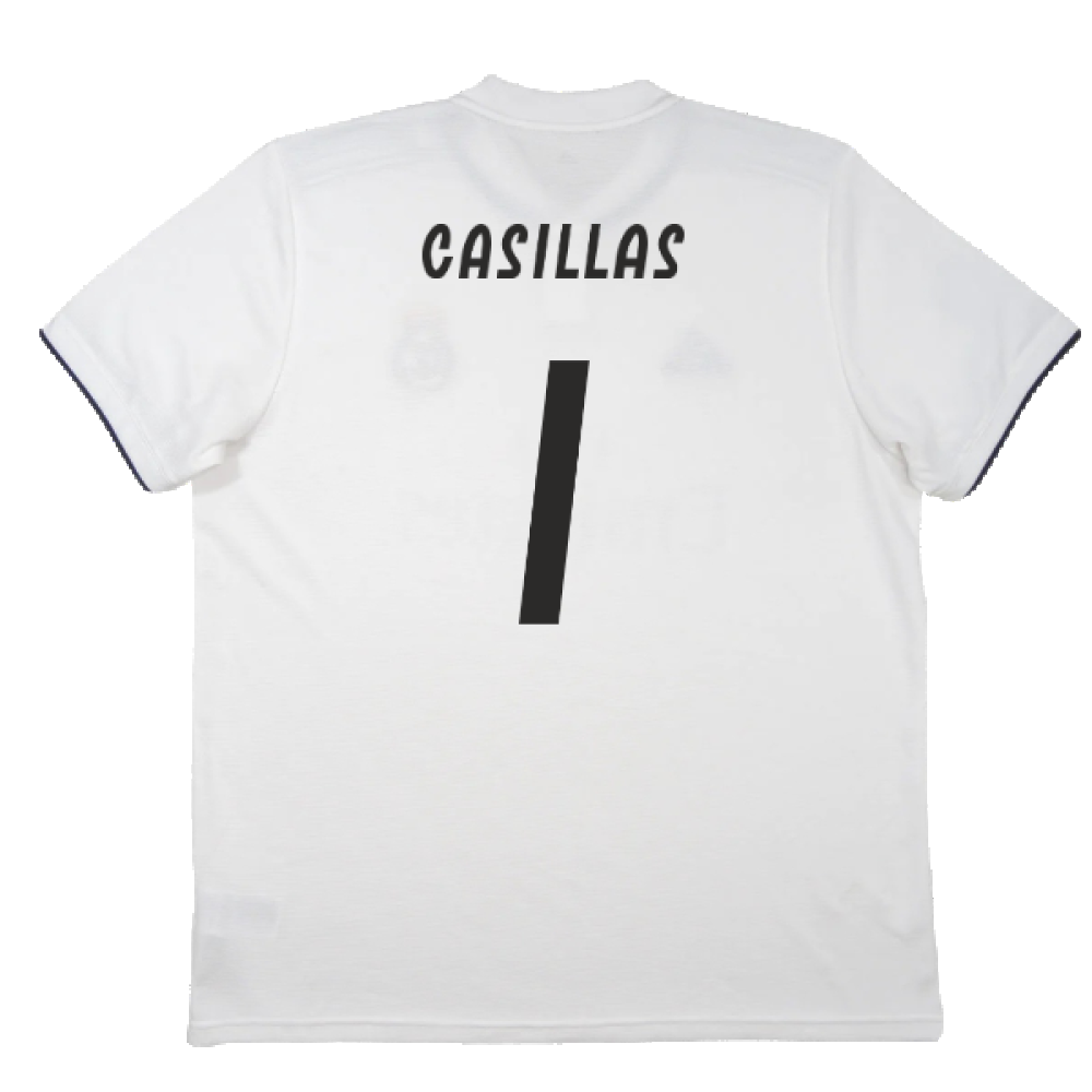 Real Madrid 2018-19 Home Shirt (S) (Very Good) (Casillas 1)