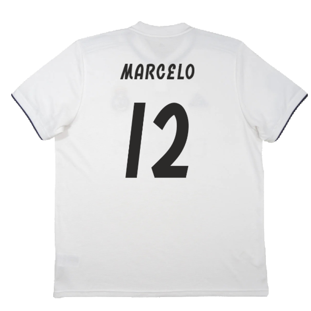 Real Madrid 2018-19 Home Shirt (S) (Very Good) (Marcelo 12)