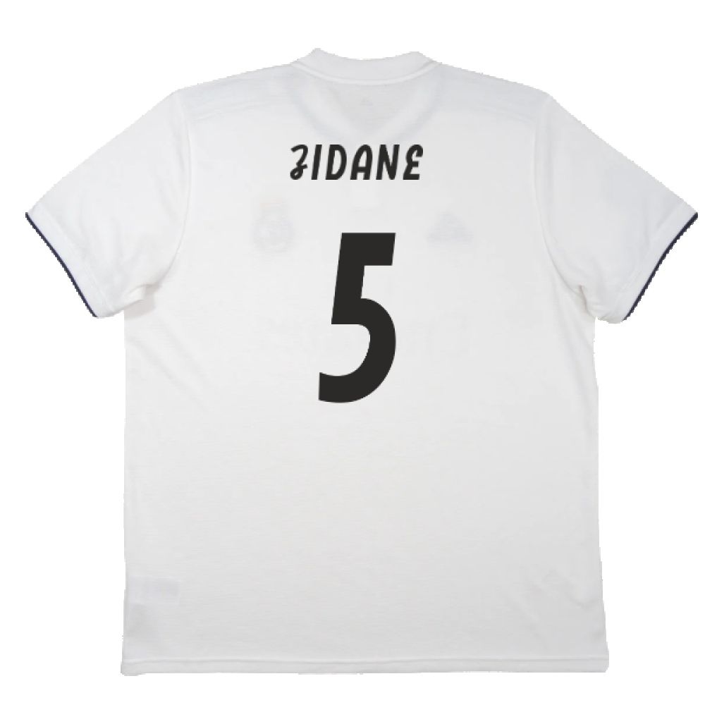 Real Madrid 2018-19 Home Shirt (S) (Very Good) (Zidane 5)