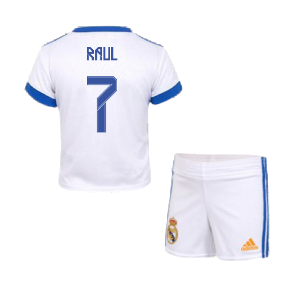 Real Madrid 2021-2022 Home Baby Kit (RAUL 7)