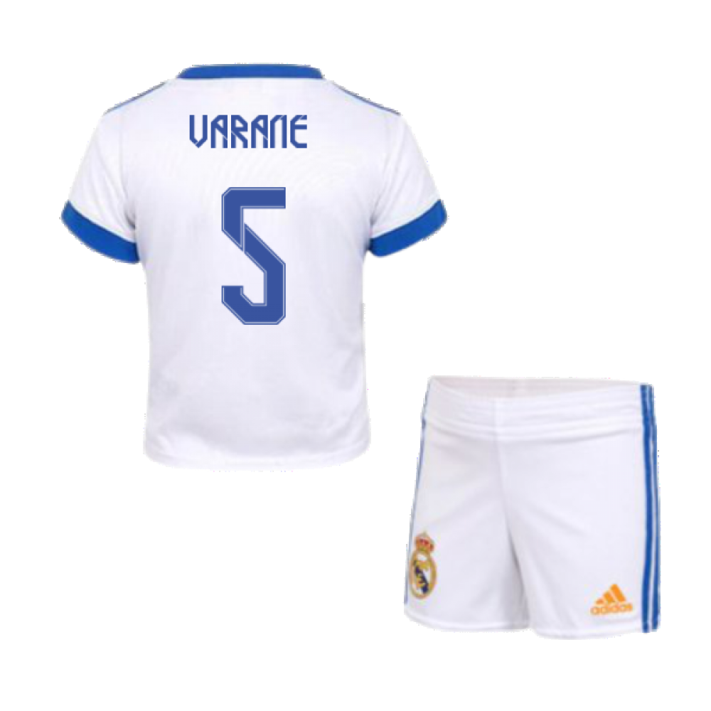 Real Madrid 2021-2022 Home Baby Kit (VARANE 5)