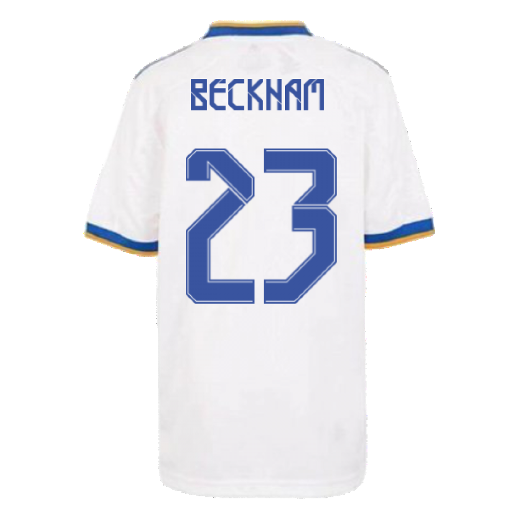 Real Madrid 2021-2022 Home Shirt (Kids) (BECKHAM 23)