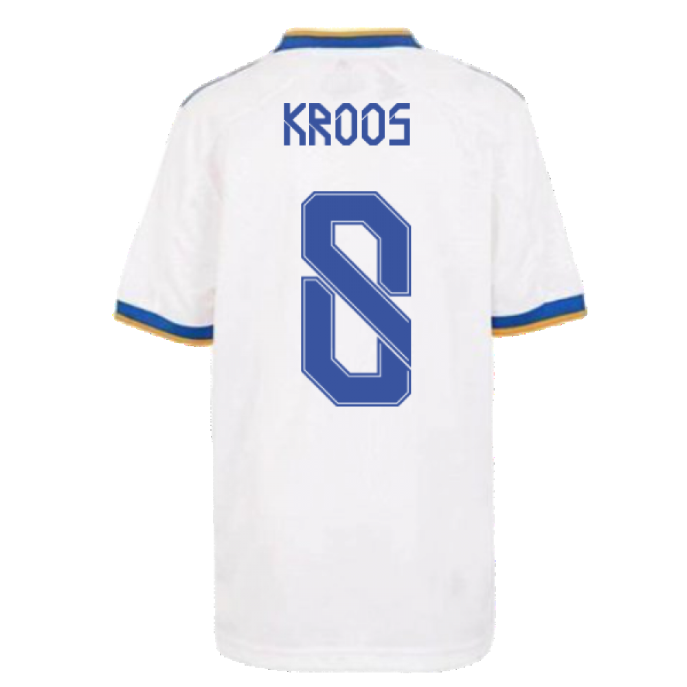 Real Madrid 2021-2022 Home Shirt (Kids) (KROOS 8)