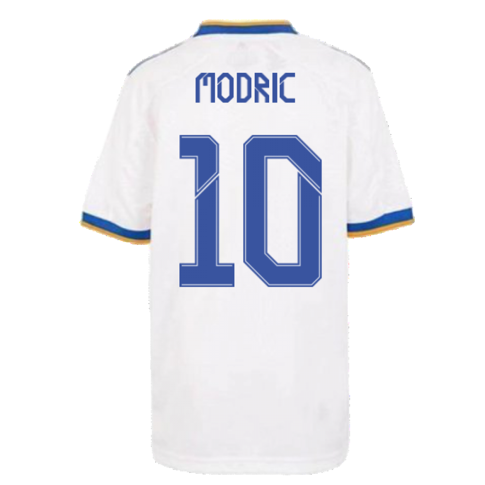 Real Madrid 2021-2022 Home Shirt (Kids) (MODRIC 10)