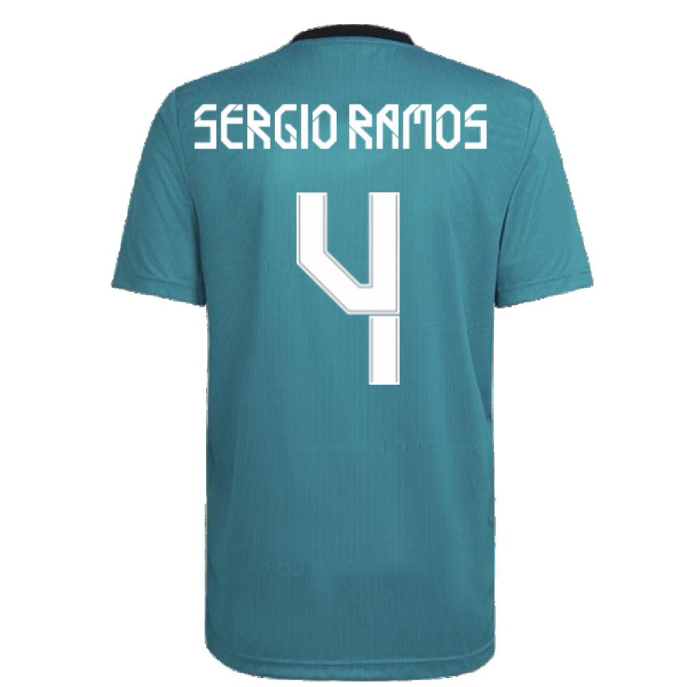 Real Madrid 2021-2022 Third Shirt (SERGIO RAMOS 4)