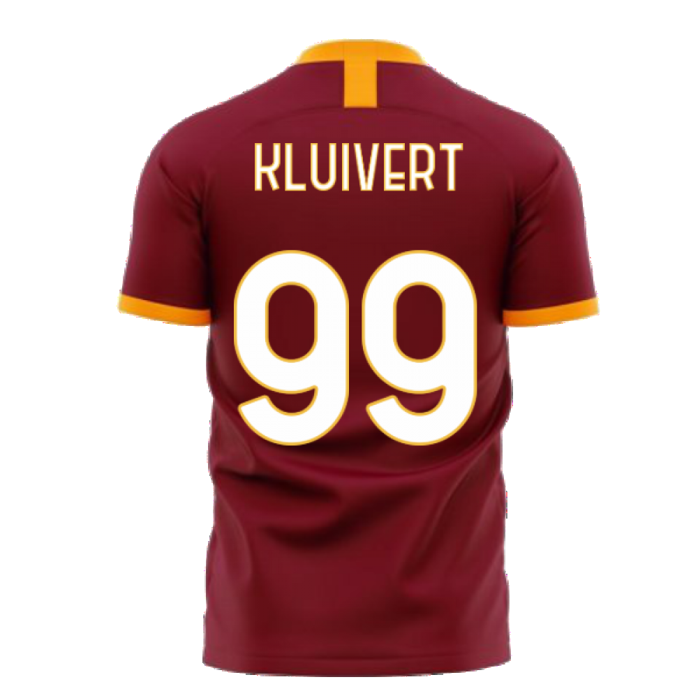 Roma 2024-2025 Home Concept Football Kit (Libero) (KLUIVERT 99)