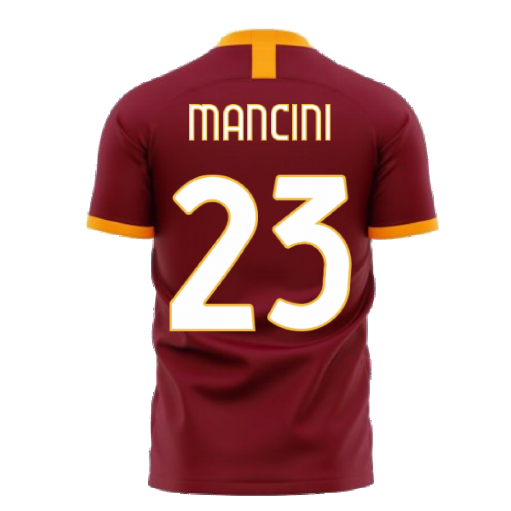 Roma 2024-2025 Home Concept Football Kit (Libero) (MANCINI 23)