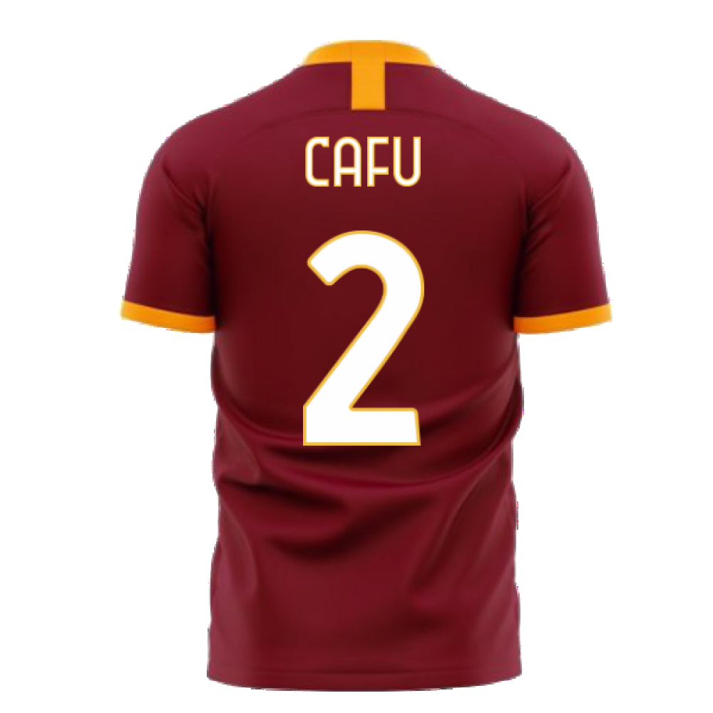 Roma 2024-2025 Home Concept Football Kit (Libero) - No Sponsor (CAFU 2)