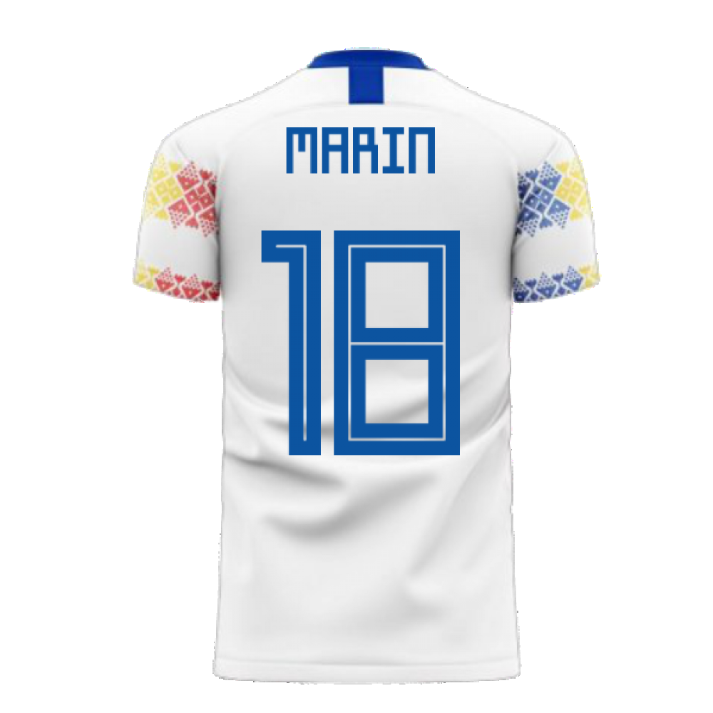 Romania 2024-2025 Away Concept Football Kit (Libero) (MARIN 18)