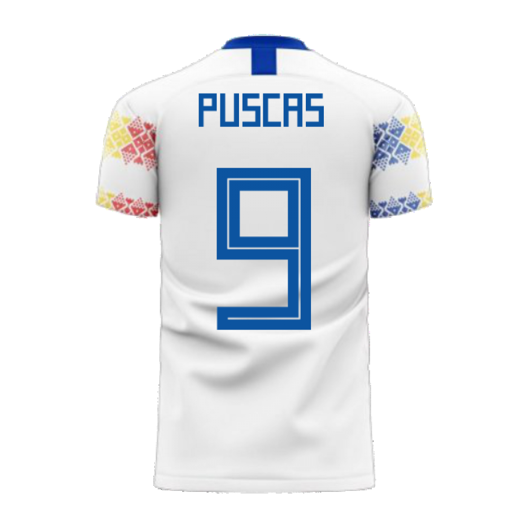 Romania 2024-2025 Away Concept Football Kit (Libero) (PUSCAS 9)