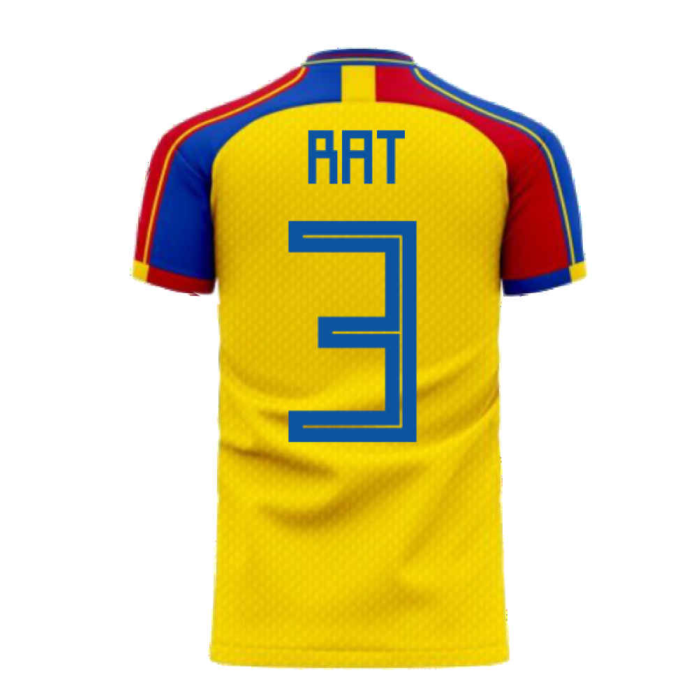 Romania 2024-2025 Home Concept Football Kit (Libero) (RAT 3)