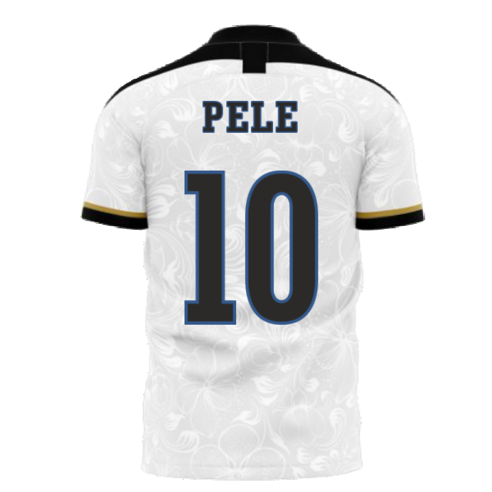  Santos 2024-2025 Home Concept Football Kit (Libero) (PELE 10) - Baby