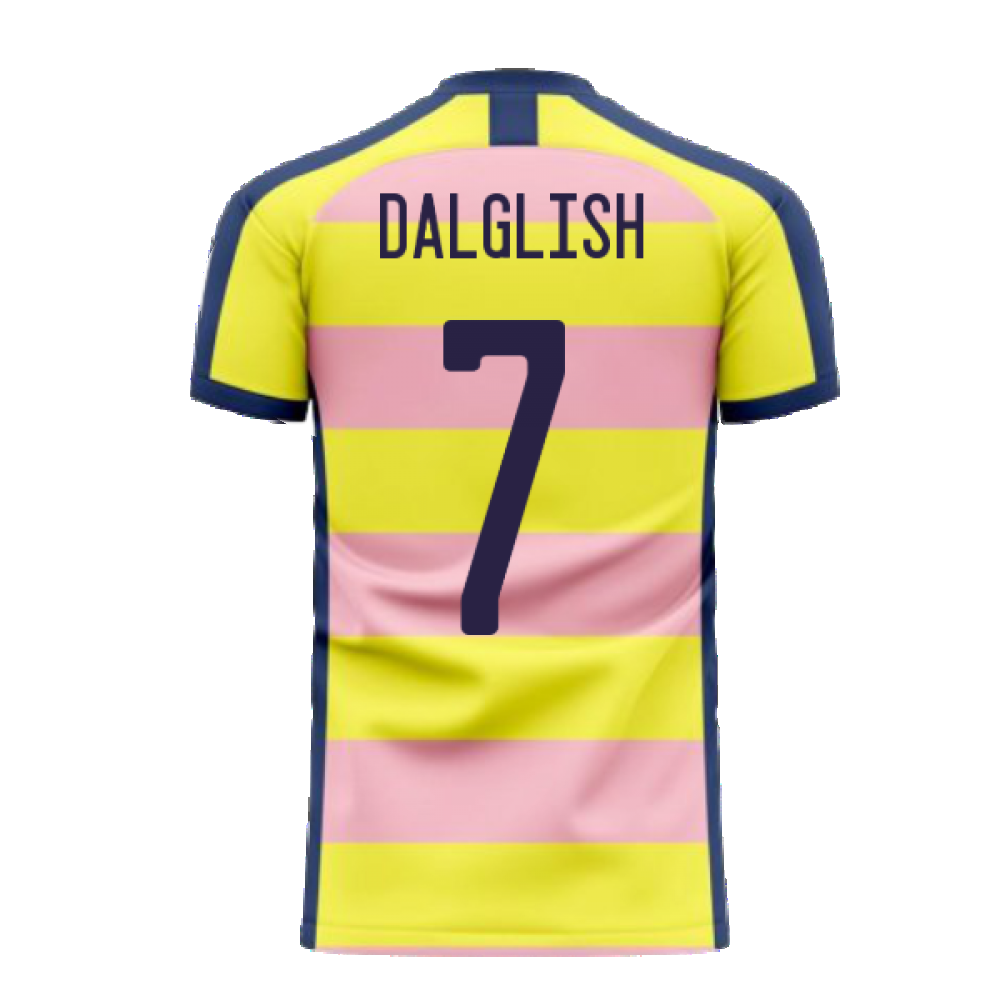  Scotland 2024-2025 Away Concept Football Kit (Libero) (DALGLISH 7) - Baby