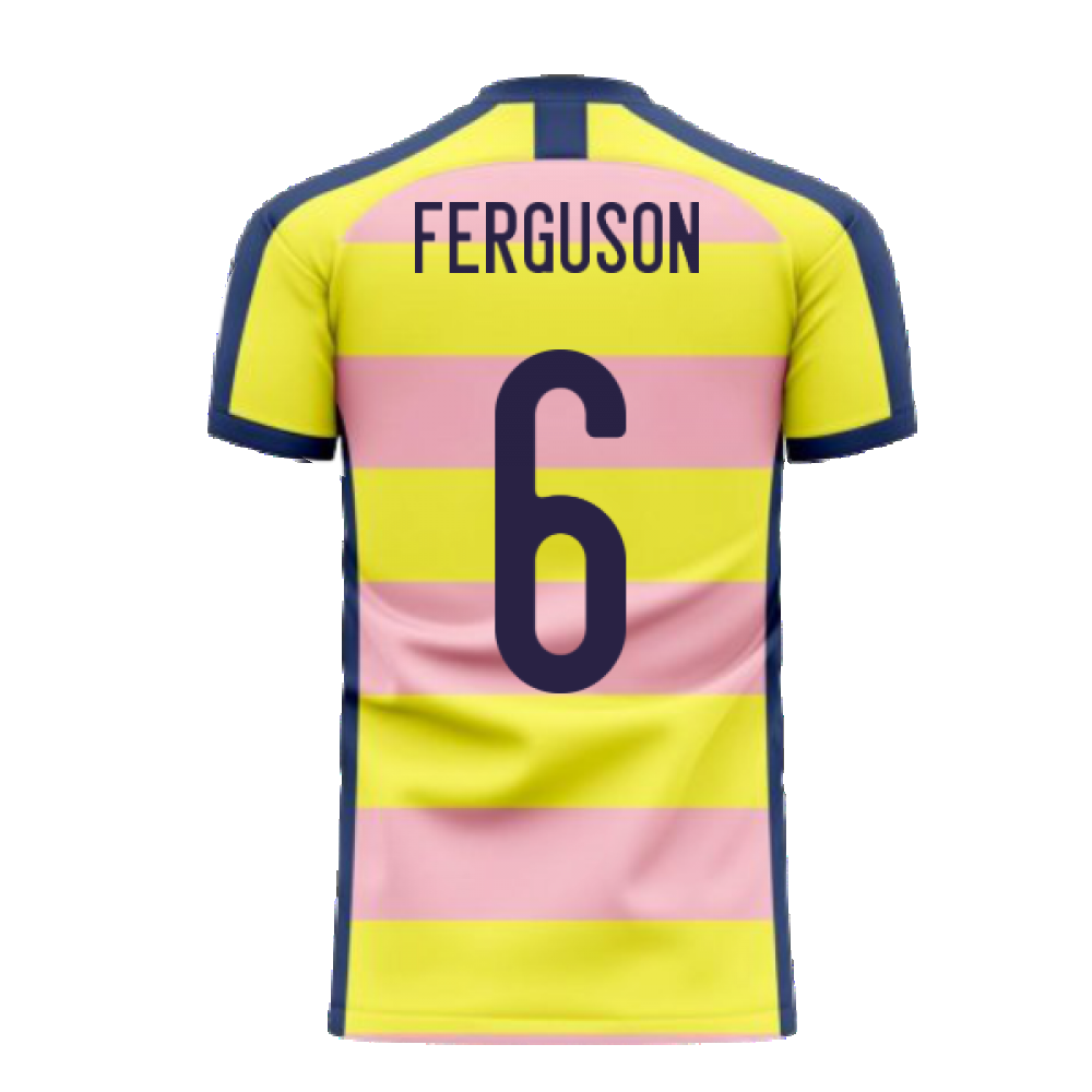  Scotland 2024-2025 Away Concept Football Kit (Libero) (FERGUSON 6) - Womens