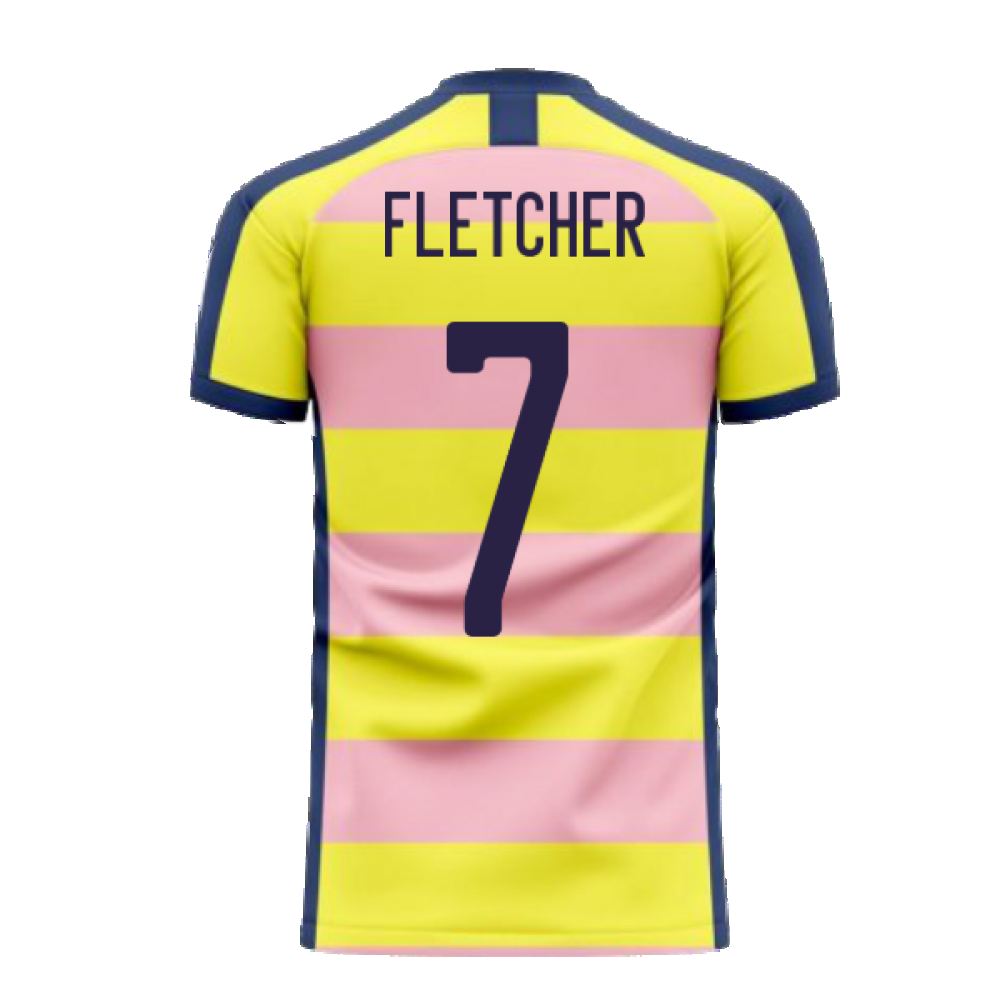  Scotland 2024-2025 Away Concept Football Kit (Libero) (Fletcher 7) - Womens