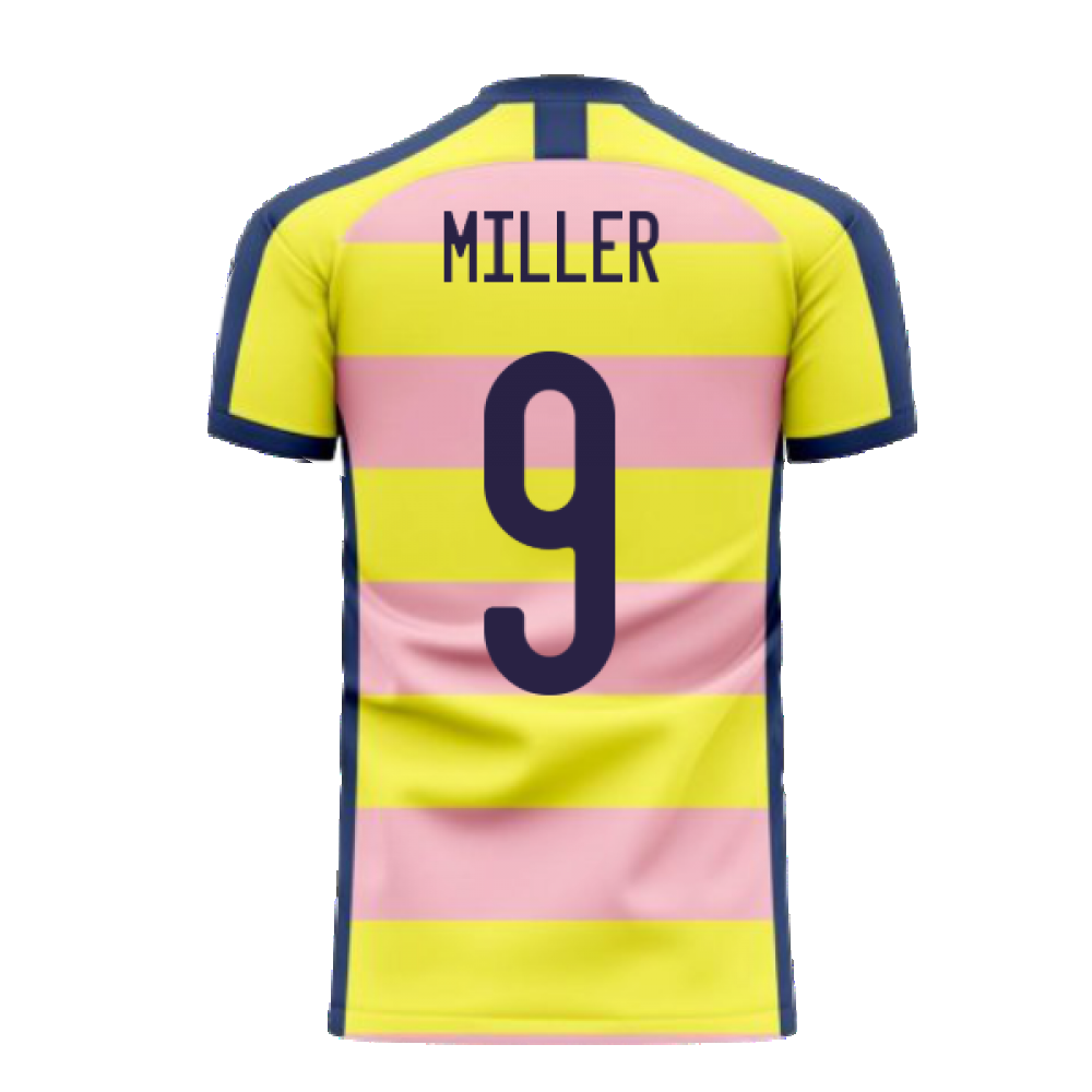  Scotland 2024-2025 Away Concept Football Kit (Libero) (Miller 9) - Baby