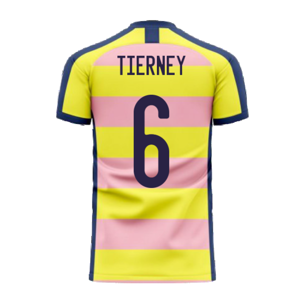  Scotland 2024-2025 Away Concept Football Kit (Libero) (TIERNEY 6) - Baby