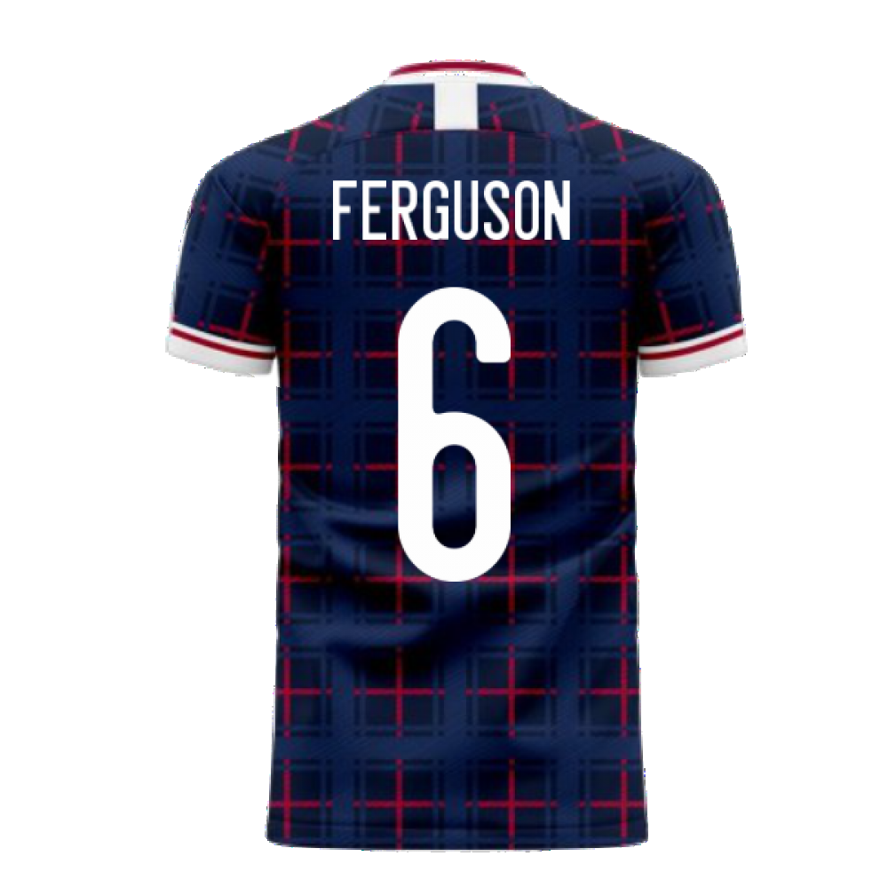 Scotland 2020-2021 Home Concept Shirt (Fans Culture) (FERGUSON 6)