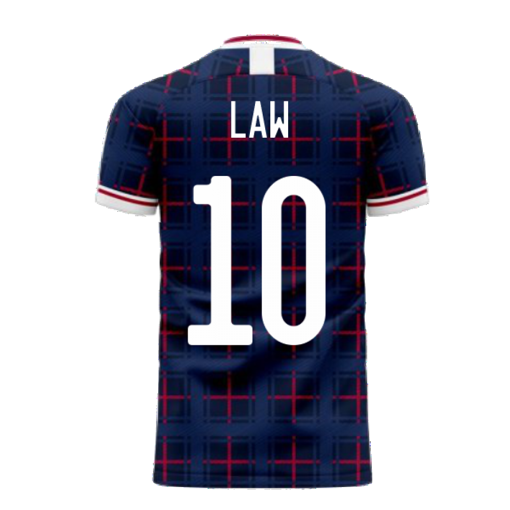 Scotland 2020-2021 Home Concept Shirt (Fans Culture) (LAW 10)