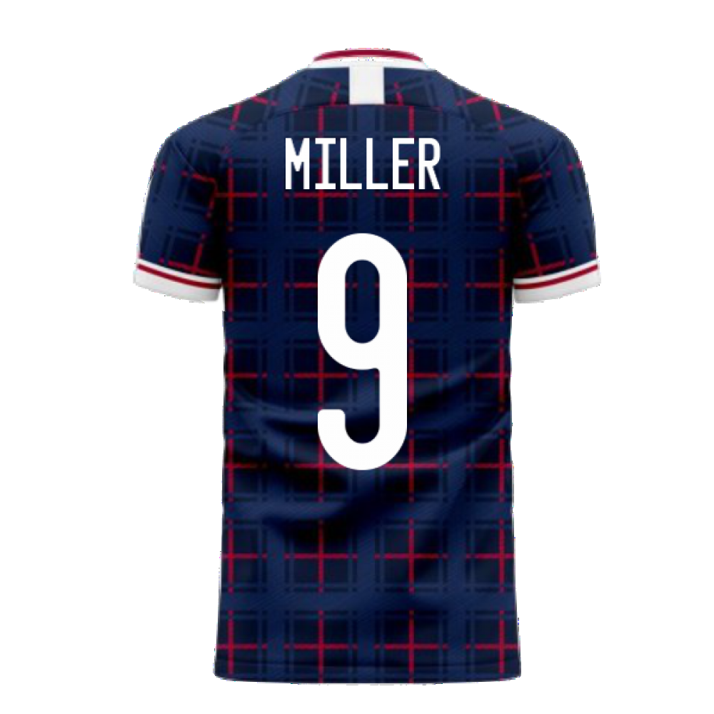 Scotland 2020-2021 Home Concept Shirt (Fans Culture) (Miller 9)