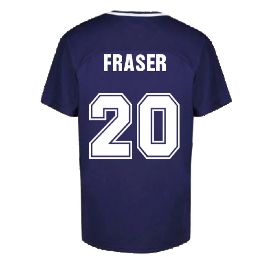 Scotland 2021 Polyester T-Shirt (Navy) (Fraser 20)